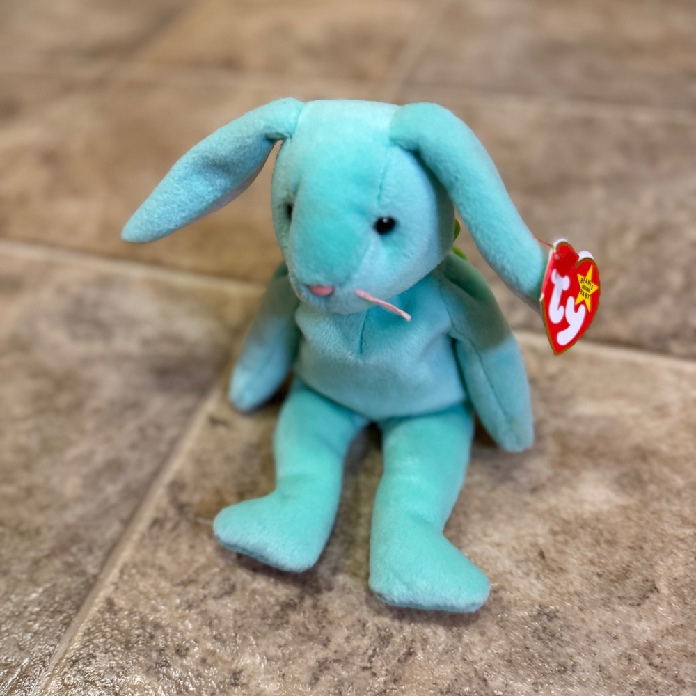 Lot of 12 Ty Beanie Babies Vintage Plush Collection Pouch Hippity Gobbles Multi - Picture 7 of 16